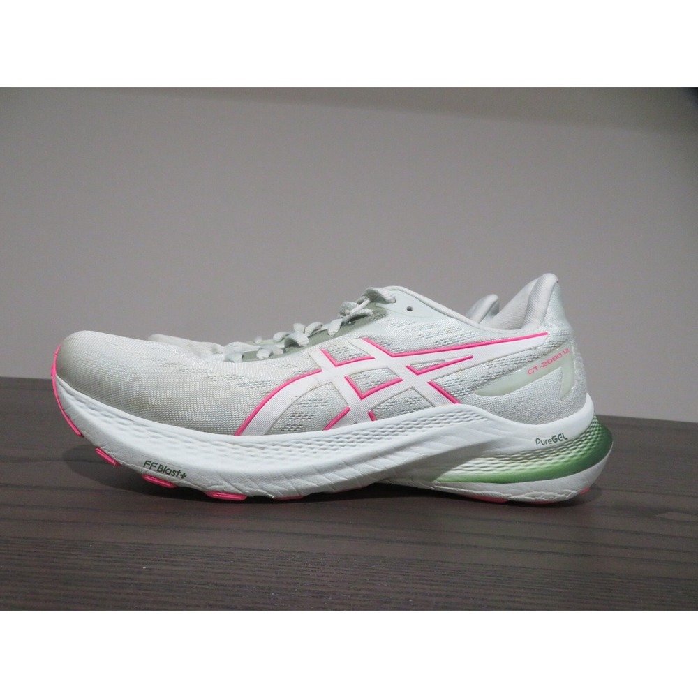 Asics GT-2000 12 Womens 9.5 Shoes Green Running Sneaker 1012B506 Gym Athletic - Picture 3 of 9
